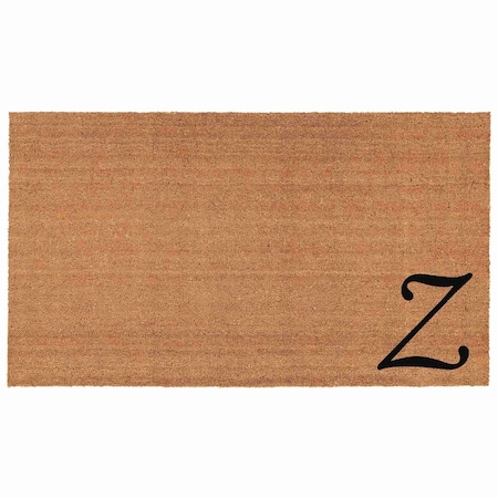 Calloway Mills Monogram Door Mat, Black, Natural, 24 in W x 36 in L 153622436Z